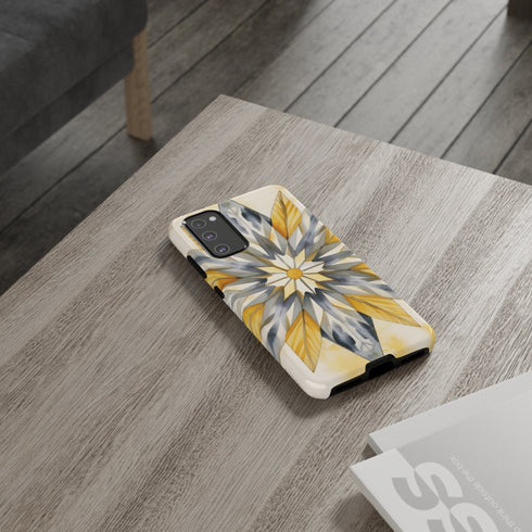 Sunshine Bloom Mosaic - Impact Resistant Phone Case